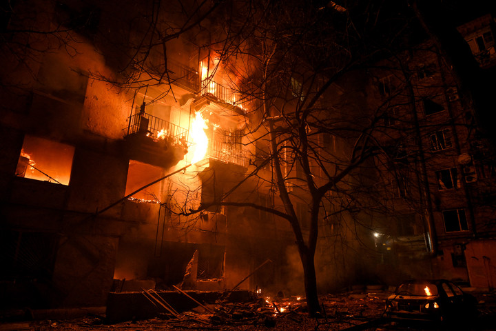 Fotó: NurPhoto via AFP/Dmytro Smolienko A zaporizzsjai Cservone elfoglalásáról tett bejelentést az orosz védelmi minisztérium