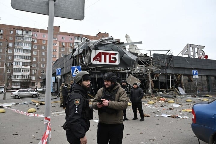 Fotó: Dmytro Smolienko / NurPhoto / NurPhoto via AFP Ukrán dróntámadások a rosztovi régióban