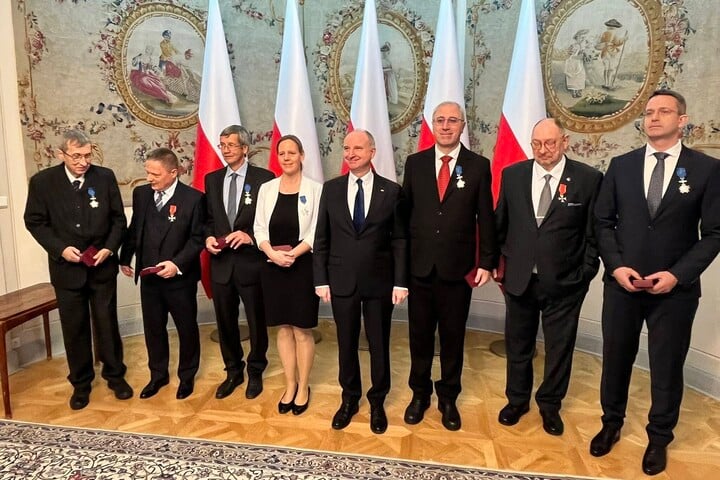 Fotó: Facebook/European Network Remembrance and Solidarity Lengyel kitüntetés két magyarnak