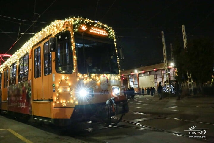 Fotó: Facebook/BKV Zrt. Változik a közlekedési rend az év végi ünnepek idején