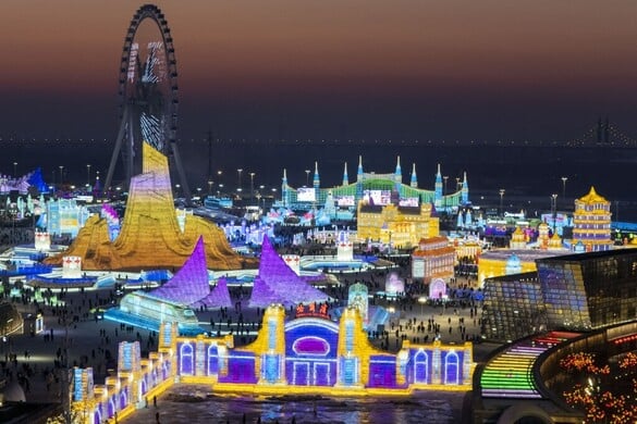 Megnyílt a varázslatos jégvilág Kínában