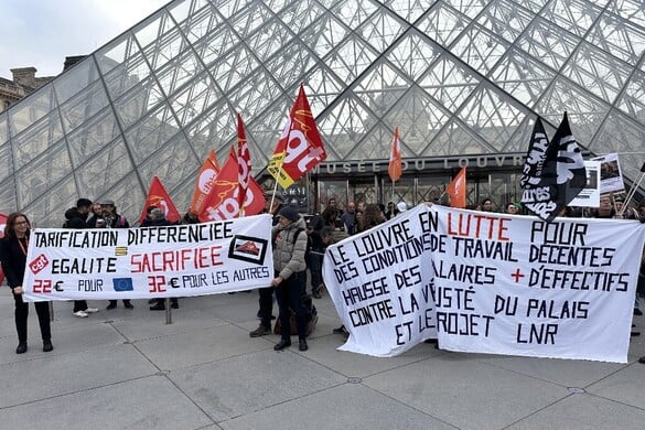Folytatódik a dolgozók sztrájkja a Louvre-ban