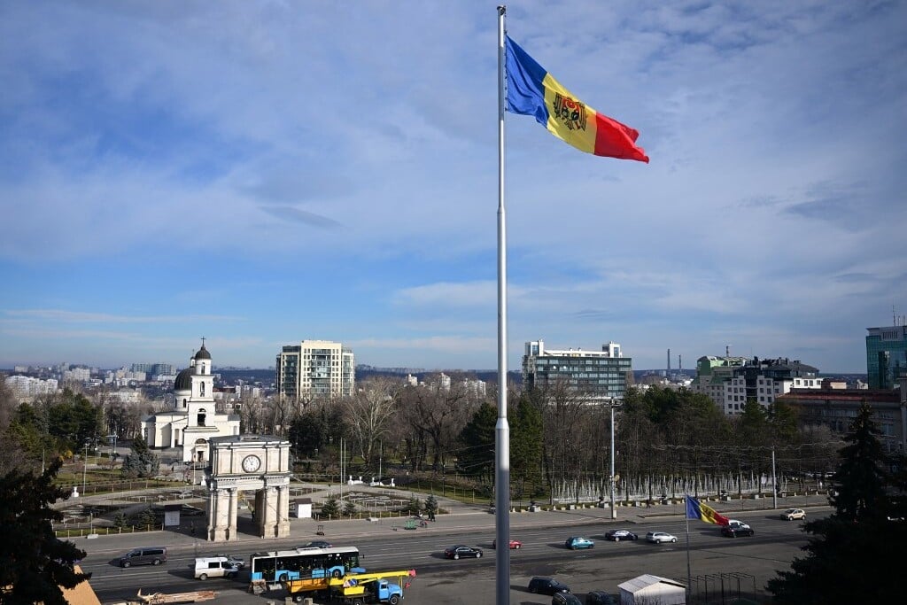 moldova zásszló moldovai kormány épület
