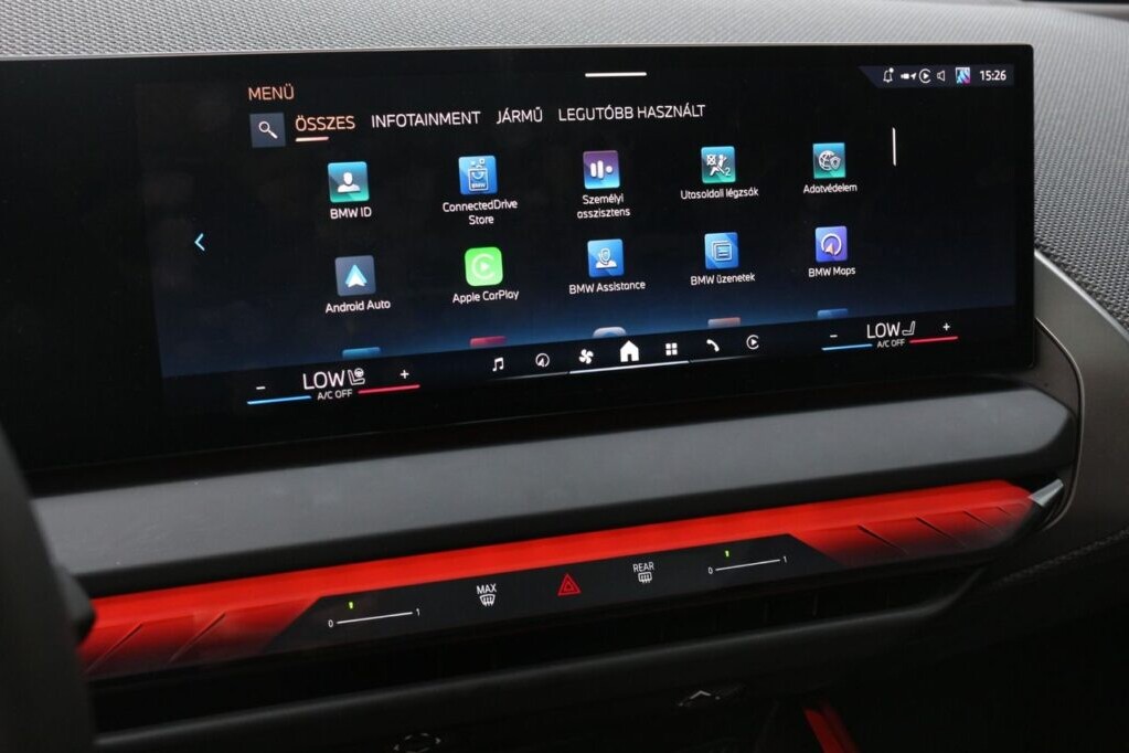 BMW X3 30e xDrive belső