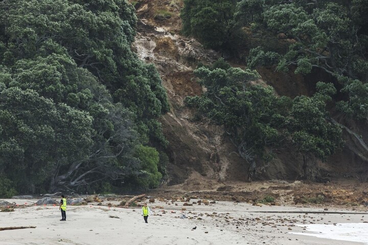 Fotó: AFP/Dj Mills Halálos földcsuszamlás Új-Zélandon