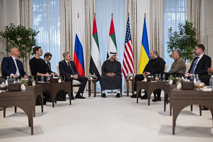Fotó: AFP/UAE Presidential Court Oroszország biztató jeleket lát az Ukrajnával és az Egyesült Arab Emírségekben folytatott tárgyalásokon