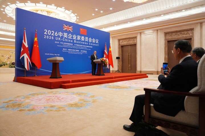 Fotó: Carl Court / POOL / AFP Széleskörű partnerségi megállapodás Britannia és Kína között