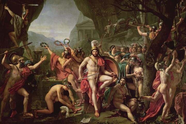 Fotó: Bridgeman Images via AFP A spártaiak csata előtt megfésülködtek, miért?