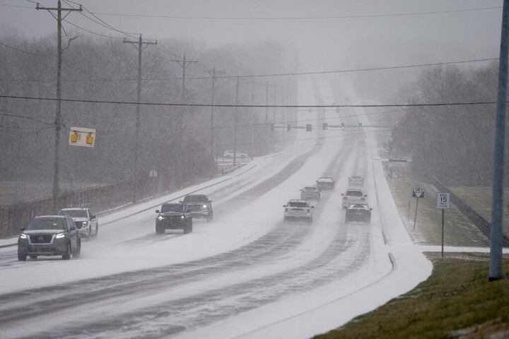 Fotó: AFP/NurPhoto/STR Kitart a tél Németországban