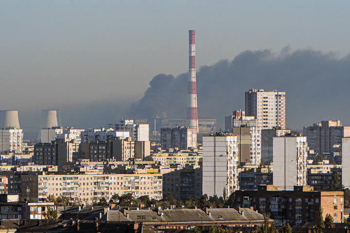 Tizenhat ballisztikus rakéta találta el Kijev hőerőművét