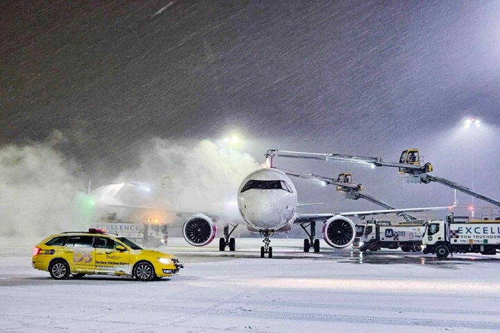 A havazás sem állíthatja meg a légiközlekedést