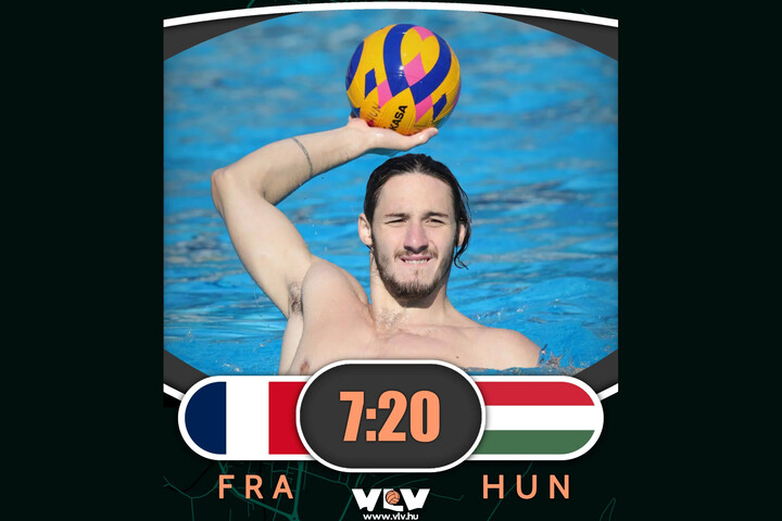 Vízilabda: Kiütötte a franciákat, döntős a magyar válogatott