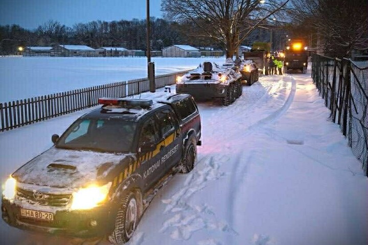 A Magyar Honvédség segít a bajban