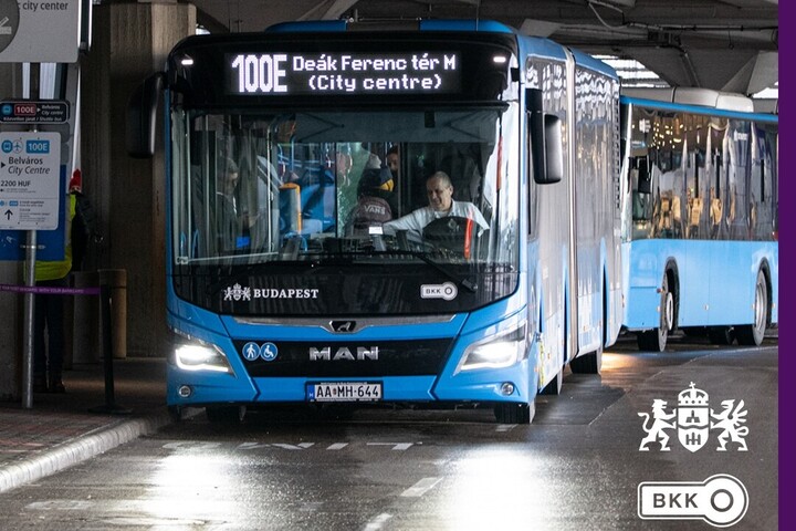 Javulnak az esti átszállási lehetőségek a repülőtéri buszjárat vonalán