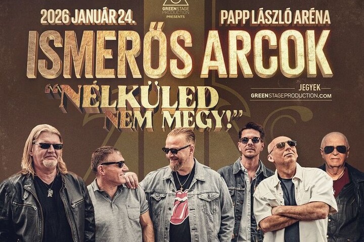 Már összeállt a dallista az Ismerős Arcok Aréna-koncertjére