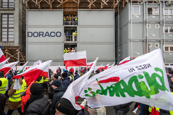 Több ezer gazda tüntetett Varsóban a Mercosur-megállapodás ellen