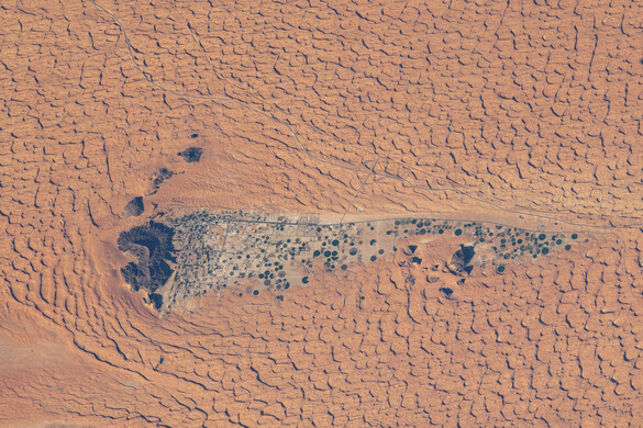 Egy műhold festői köröket fényképezett le egy ősi arab tó helyén