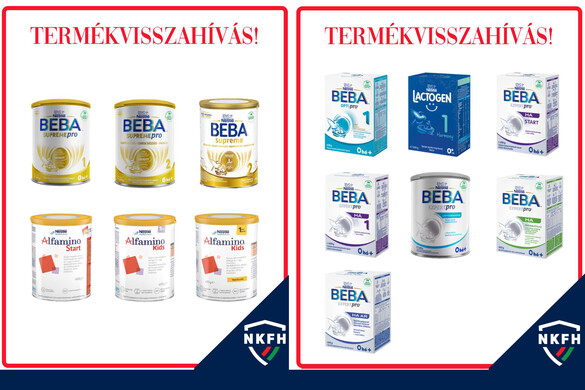 Több csecsemőtápszert is visszahívott a Nestlé