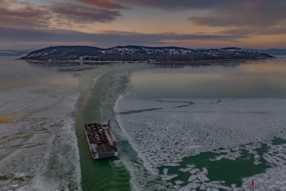 Szünetel a kompforgalom Szántód és Tihany között