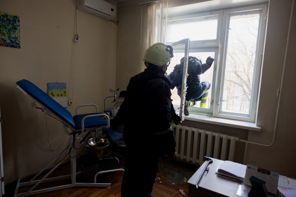 Kijev szerint egy szülészetet ért találat Zaporizzsjában
