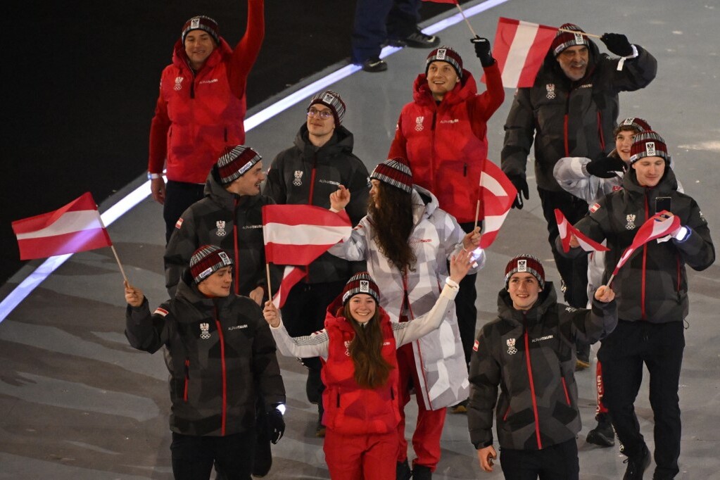 Az osztrák sportolók is megérkeztek a San Siro stadionba