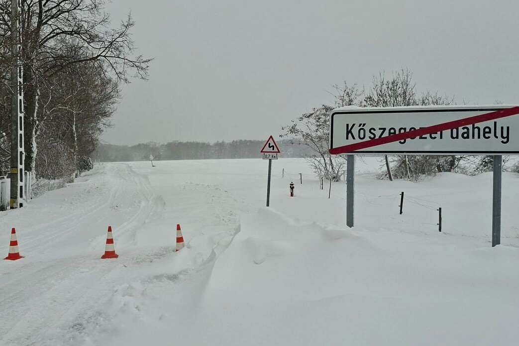 Kőszegszerdahelynél lezárták a Velem felé vezető egyetlen utat