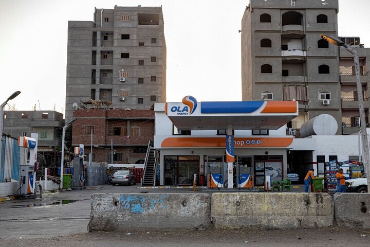 Egy benzinkutat hirtelen elnyelt a föld Egyiptomban + VIDEÓ