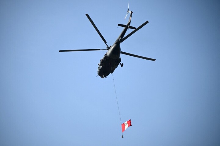 Fotó: ERNESTO BENAVIDES / AFP Lezuhant egy katonai helikopter