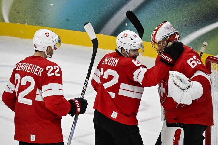 Svájci győzelem a férfi jégkorongtornán