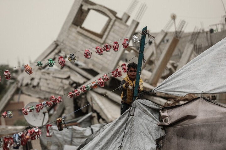 Fotó: AFP/Anadolu/Moiz Salhi Újabb izraeli légicsapások Gázában