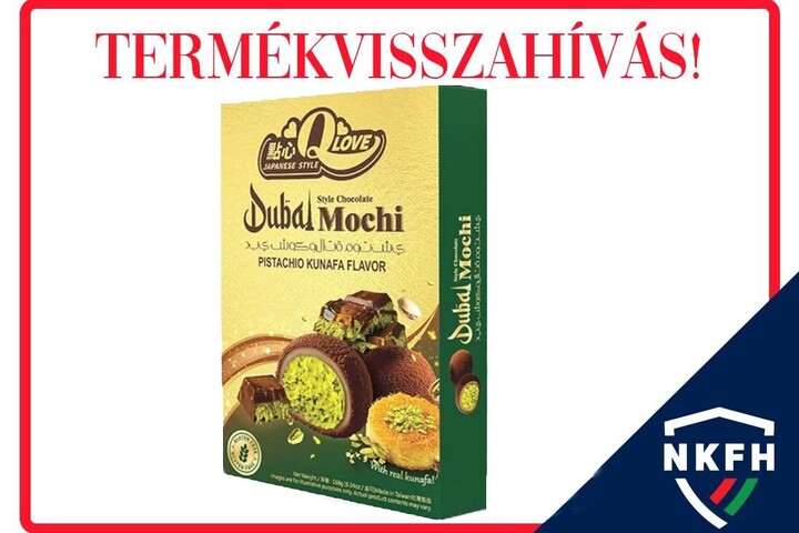 Dubai Mochi rizssüteményt vontak ki a forgalomból