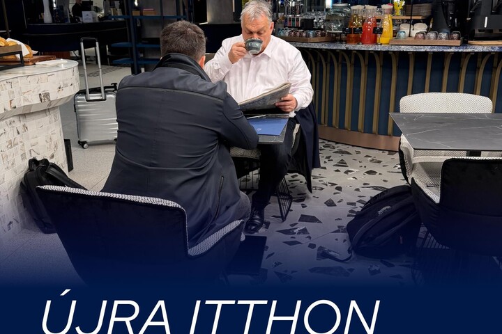 Orbán Viktor hazatért – már a repülőtéren bejelentett valami óriásit