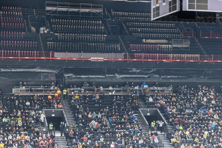 Fotó: MAURO UJETTO / NURPHOTO / NURPHOTO VIA AFP A félkész Szent Júlia Aréna az olaszos szervezés szimbóluma