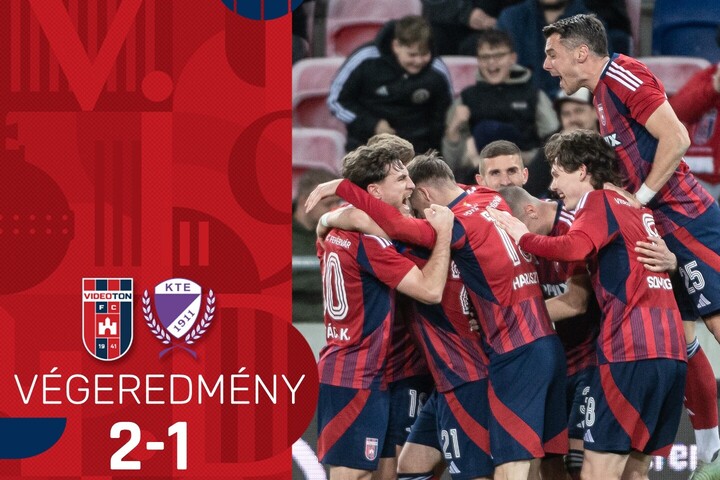 Fotó: Facebook/Fehérvár FC Sorozatban harmadszor győzött a Videoton