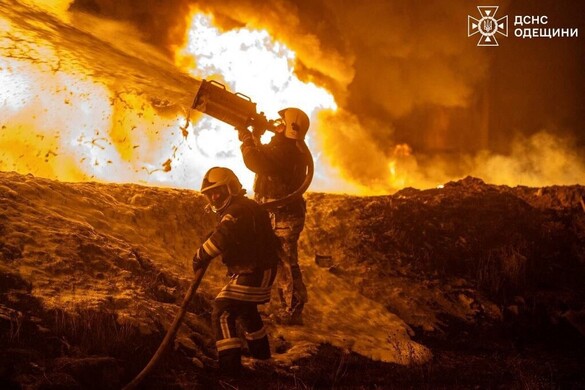 Ukrán üzemanyagtárolóra mértek csapást az oroszok