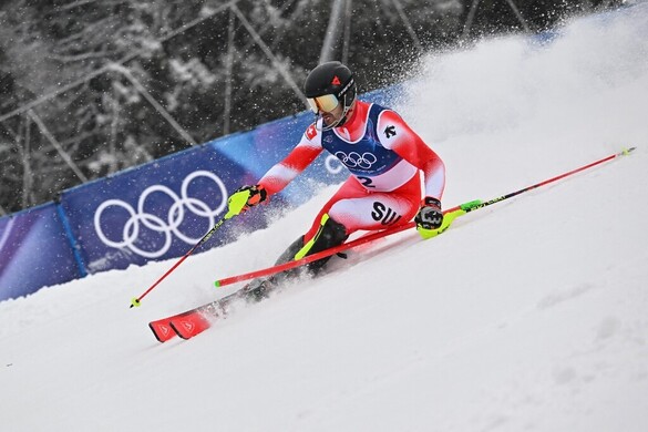 Úry Bálint és az óriás-műlesiklás bajnoka is kiesett a szlalom első futamában