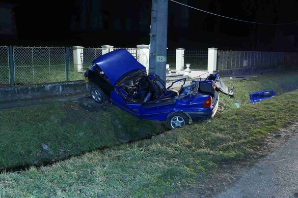 Ketten haltak meg éjszaka egy zalai balesetben