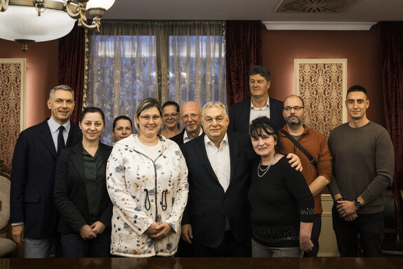 Orbán Viktor Mórahalom polgármesterével tárgyalt