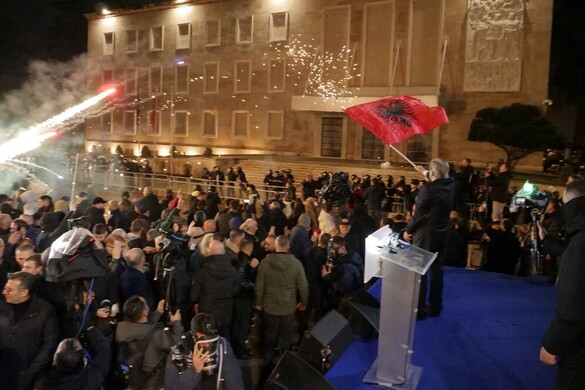 Erőszakos tüntetések törtek ki az albán fővárosban