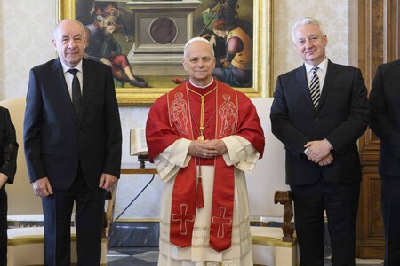 Sulyok Tamás és Semjén Zsolt vatikáni látogatáson