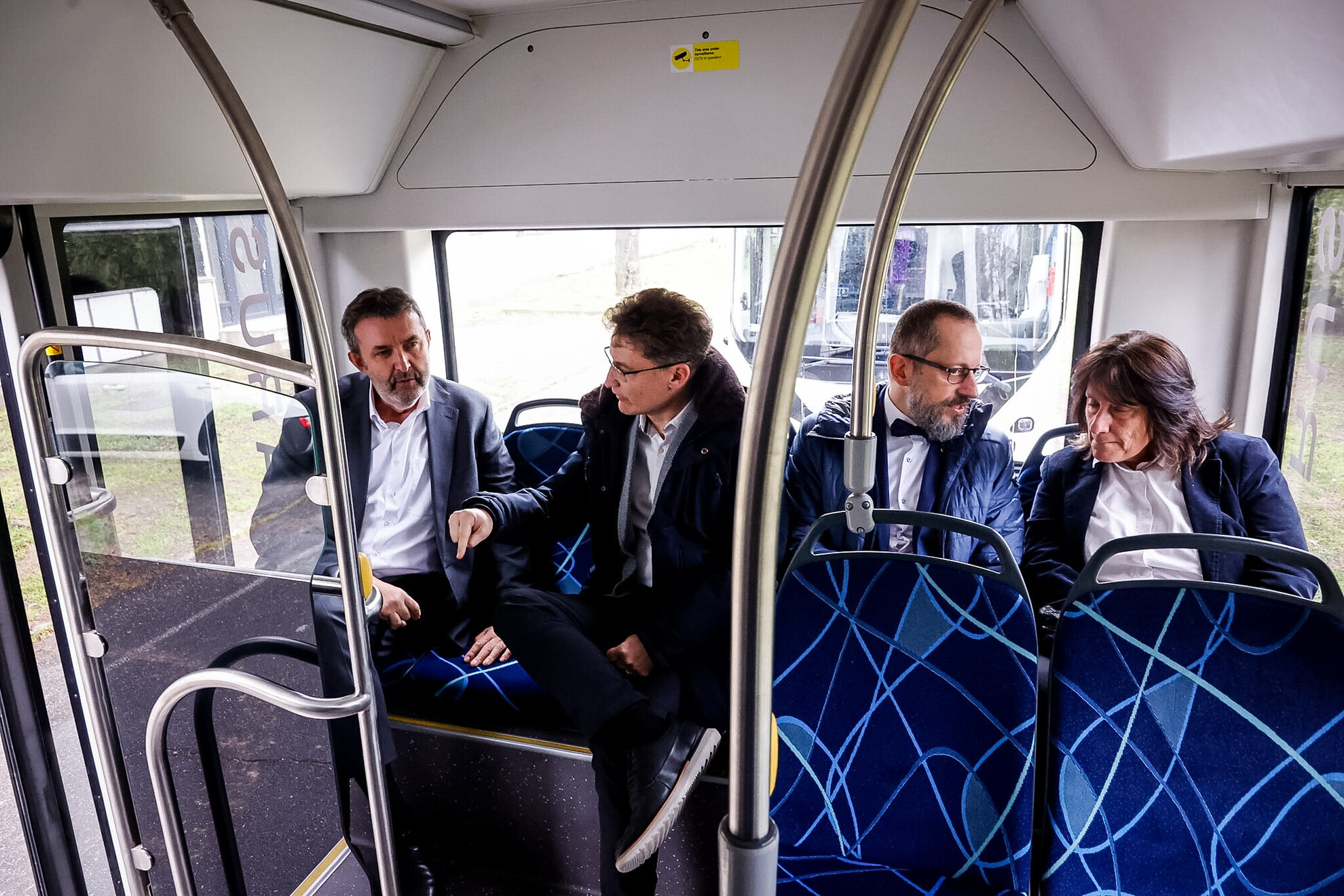 Próbaúton az Ikarus 120e-vel