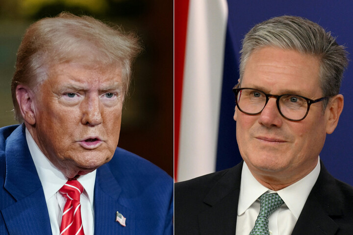 Fotó: AFP/Nicolas Tucat, Elijah Nouvelage Trump: Nagyot csalódtam a brit miniszterelnökben