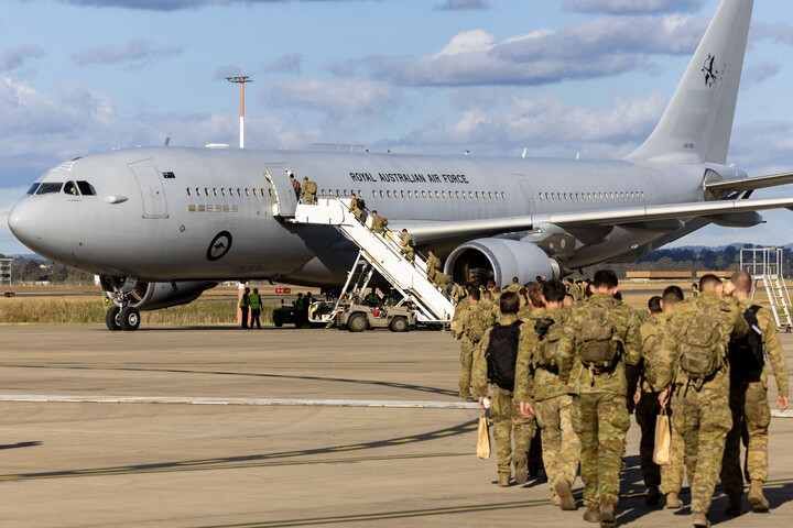 Fotó: AFP/Australian Defence Force/LAC Campbell Latch Katonákat küld Ausztrália a Perzsa-öböl térségébe
