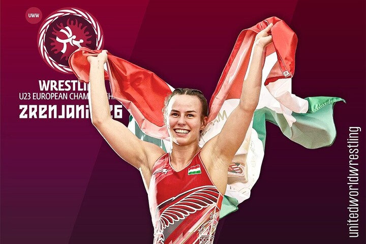 Fotó: Facebook/Magyar Birkózók Szövetsége - Hungarian Wrestling Federation Terék Gerda aranyérmes
