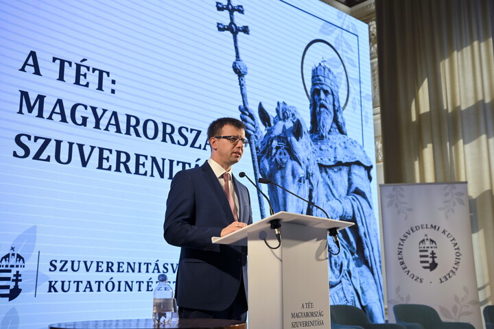 Fotó: MTI/Purger Tamás Magyarország szuverenitásáról rendeztek konferenciát Budapesten