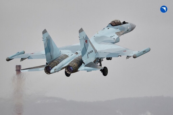 Fotó: AFP/Russian Defence Corporation Rostec/Handout Oroszország növeli a termelést a Szu-35S vadászgépek előállításánál