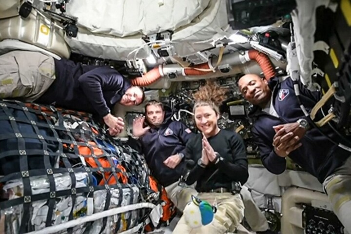 Fotó: AFP/NASA TV/Handout Mit élhet át az Artemis legénysége?