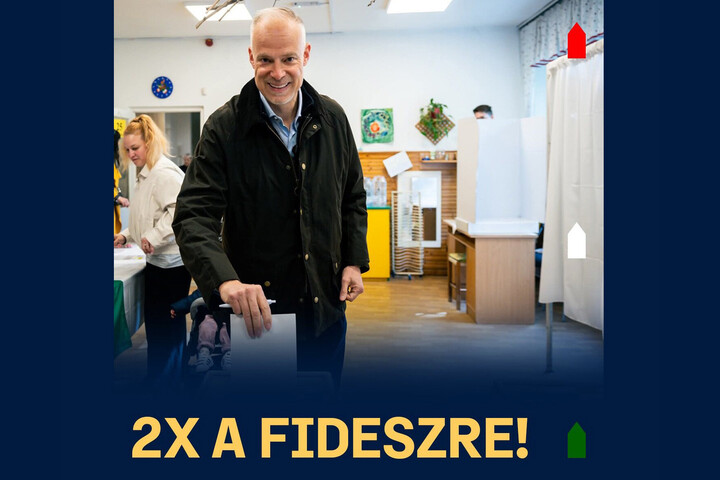 Fotó: Facebook/Szalay-Bobrovniczky Kristóf Szalay-Bobrovniczky Kristóf már szavazott a békére