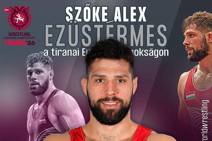 Fotó: Facebook/Magyar Birkózók Szövetsége Szőke Alex EB-ezüstérmes