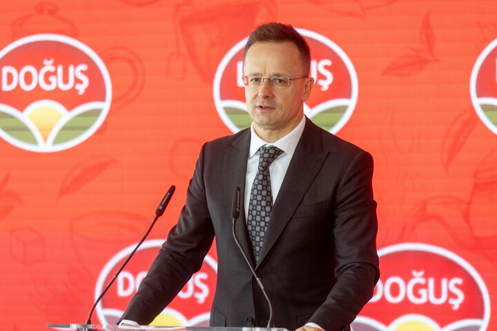 Fotó: MTI/Rosta Tibor Török élelmiszeripari vállalat építését kezdik meg Orosházán